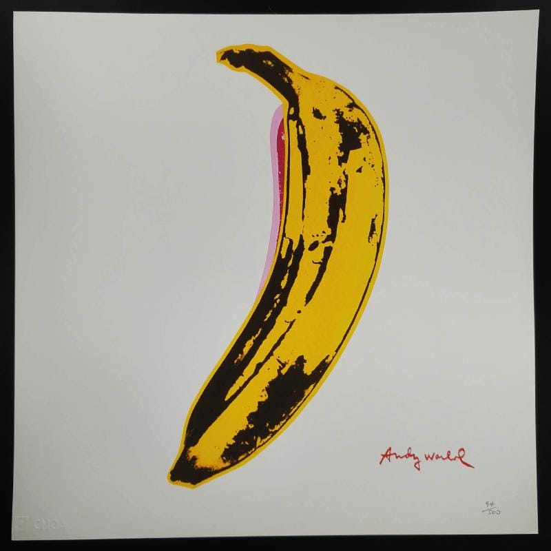 1980s Andy Warhol Limited Edition Lithograph by CMOA Numbered in Pencil.