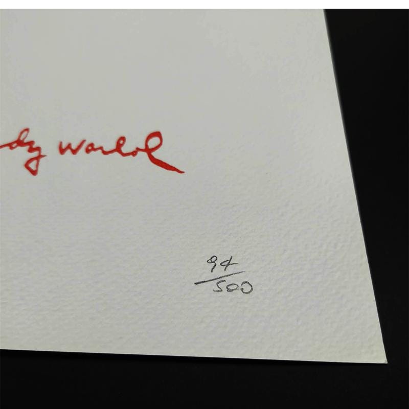 1980s Andy Warhol Limited Edition Lithograph by CMOA Numbered in Pencil.