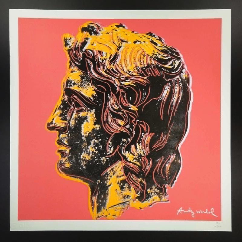 1980s Andy Warhol Limited Edition Lithograph by CMOA Numbered in Pencil.