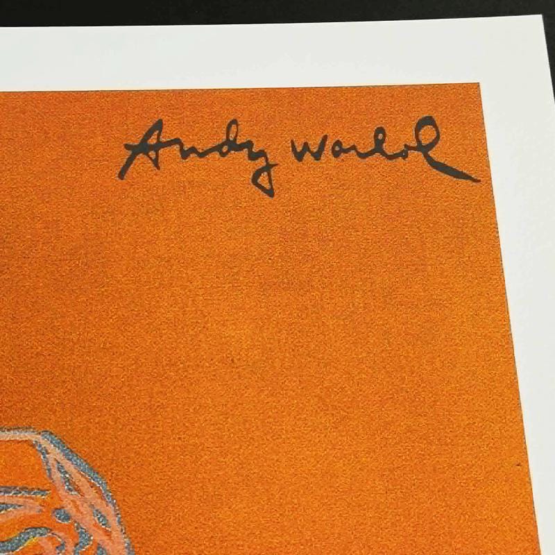 1980s Andy Warhol Limited Edition Lithograph by CMOA Numbered in Pencil.