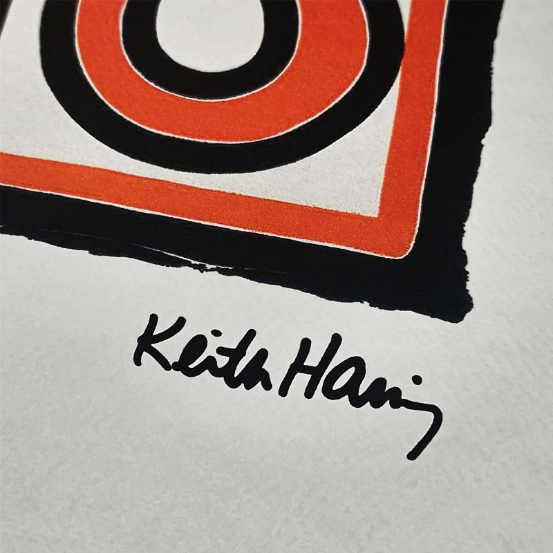 1990s Keith Haring Limited Edition Lithograph - Numbered in Pencil.