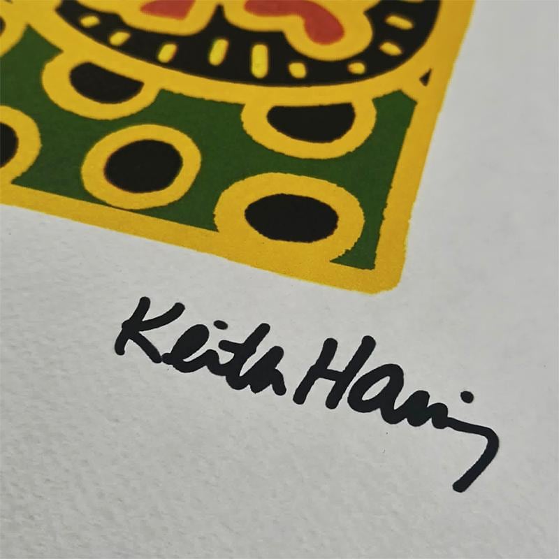 1990s Keith Haring Limited Edition Lithograph - Numbered in Pencil.