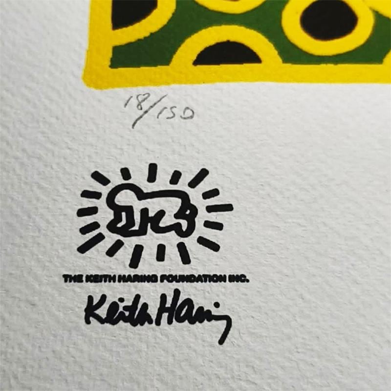 1990s Keith Haring Limited Edition Lithograph - Numbered in Pencil.
