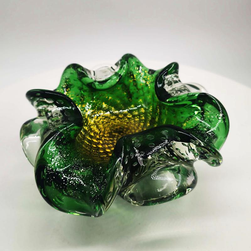 1960s Ashtray or Catch-all in Murano Glass. Made in Italy.