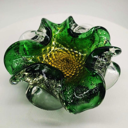 1960s Ashtray or Catch-all in Murano Glass. Made in Italy.