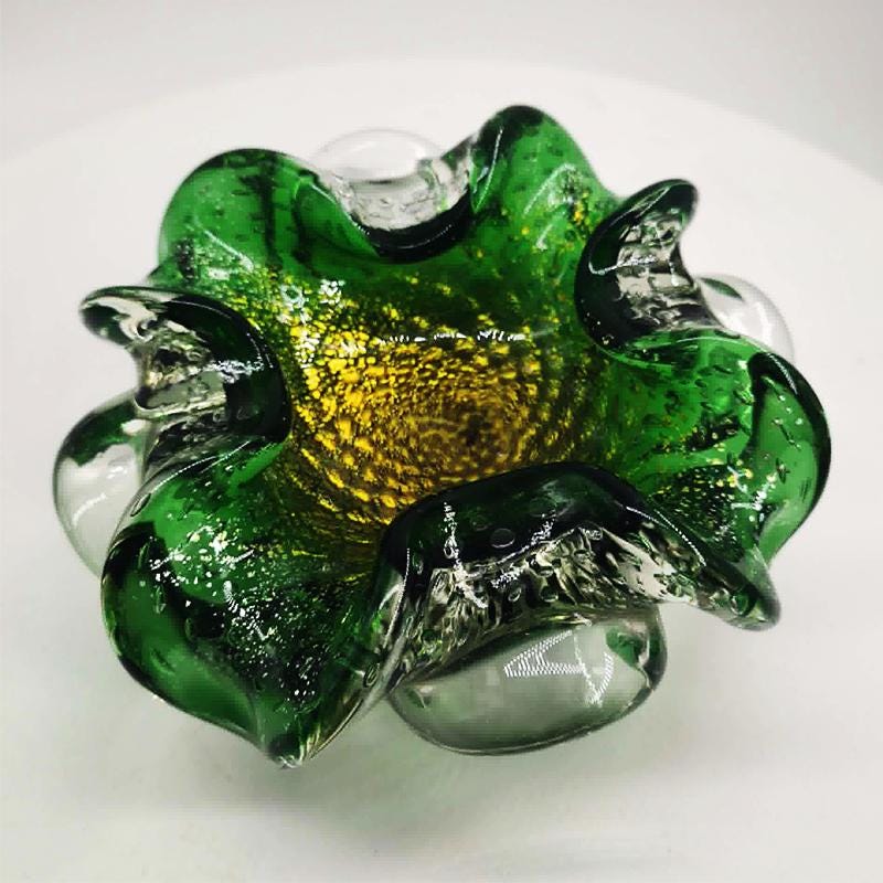1960s Ashtray or Catch-all in Murano Glass. Made in Italy.