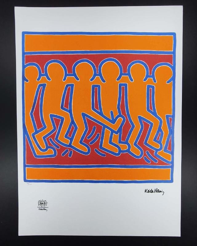 1990s Keith Haring Limited Edition Lithograph - Numbered in Pencil.