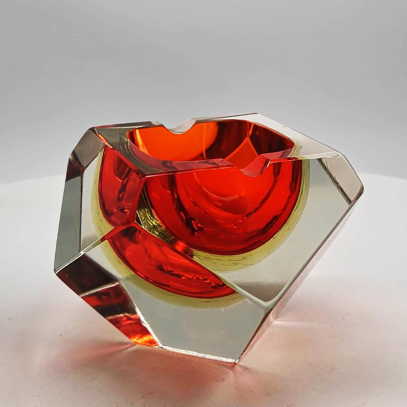 1960s Ashtray or Catch-all in Murano Glass by Flavio Poli for Seguso.