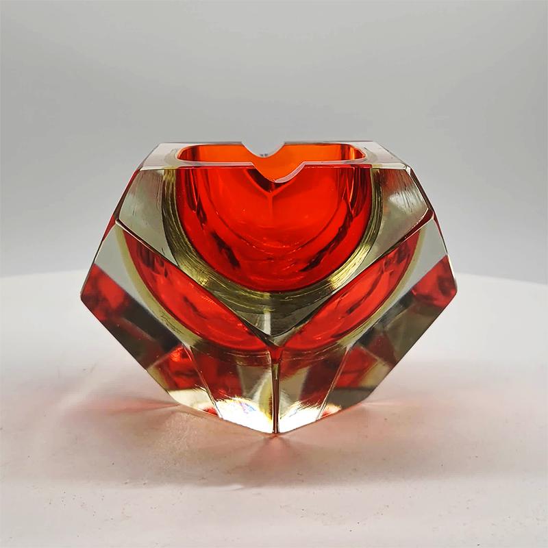 1960s Ashtray or Catch-all in Murano Glass by Flavio Poli for Seguso.
