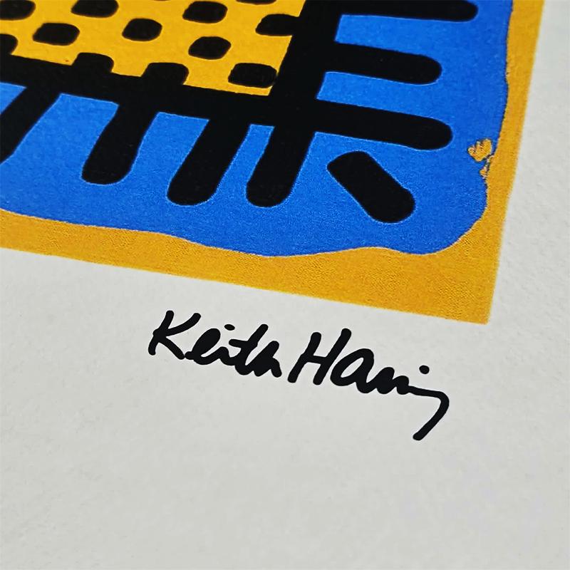 1990s Keith Haring Limited Edition Lithograph - Numbered in Pencil.