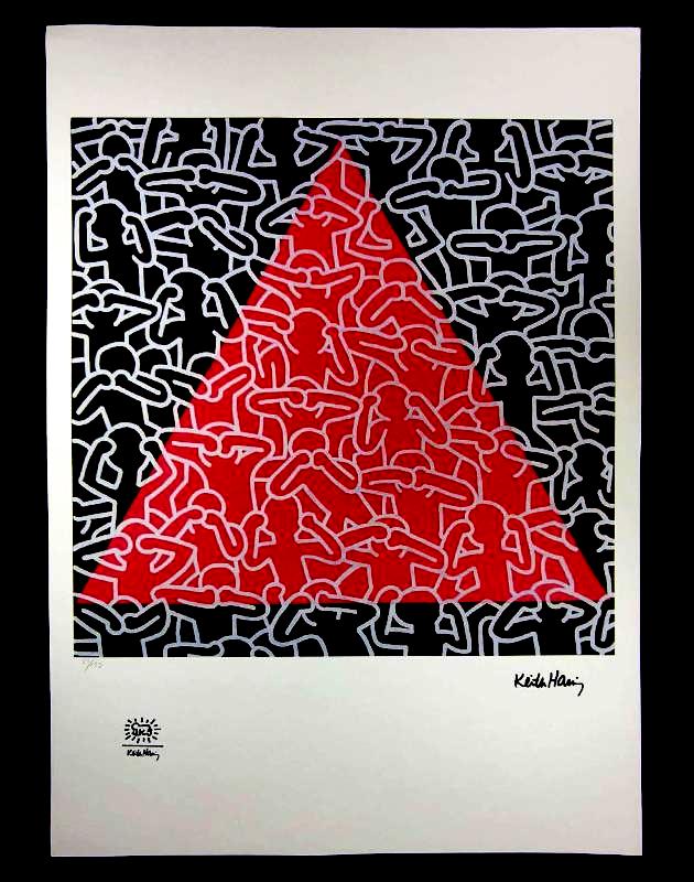1990s Keith Haring Limited Edition Lithograph - Numbered in Pencil.