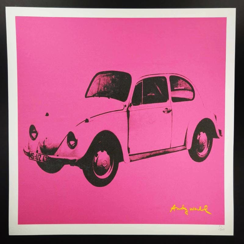 1980s Andy Warhol Limited Edition Lithograph by CMOA Numbered in Pencil.
