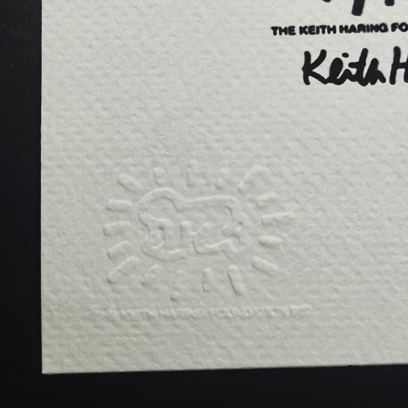 1990s Keith Haring Limited Edition Lithograph - Numbered in Pencil.