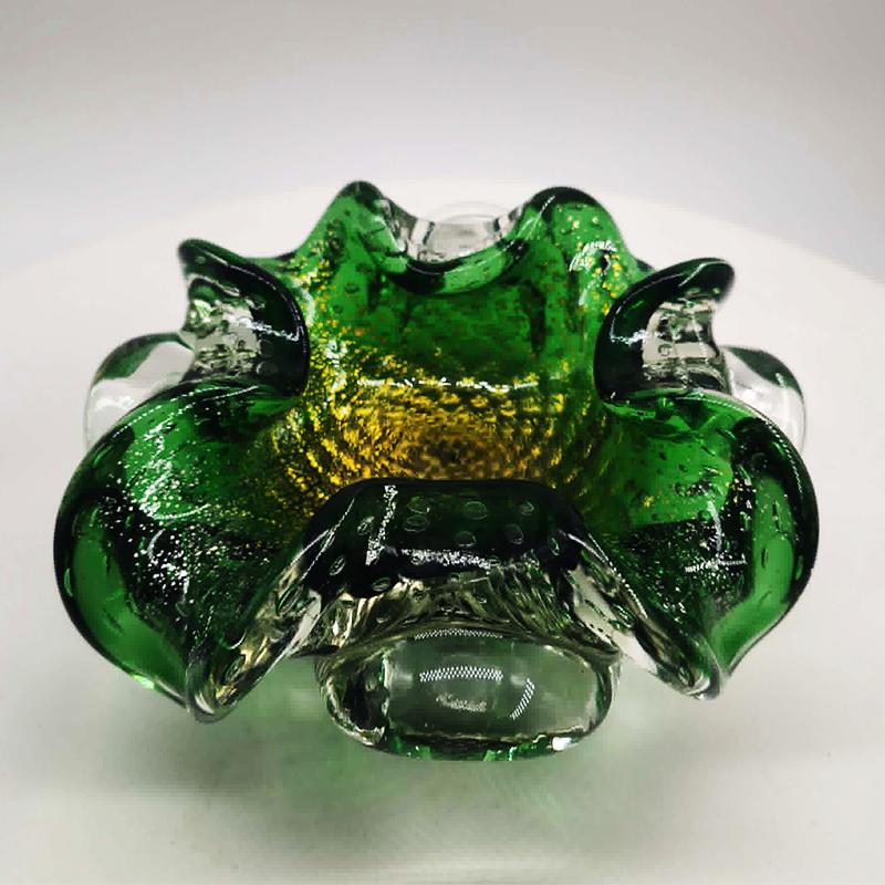 1960s Ashtray or Catch-all in Murano Glass. Made in Italy.