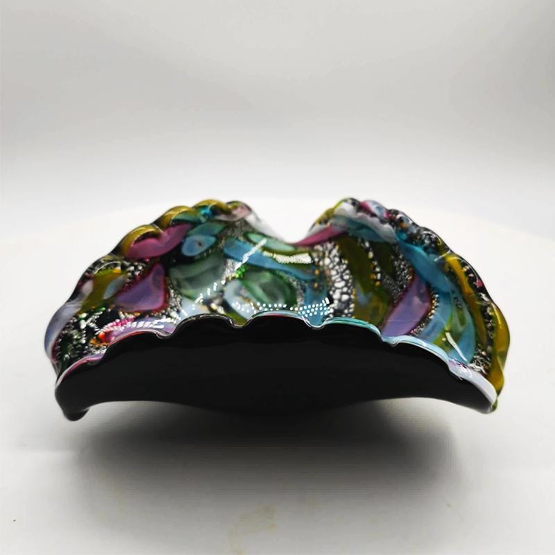 1950s Stunning Ashtray in Murano glass by Dino Martens - Tutti Frutti. Made in Italy. 15 cm. / 5.90 inches
