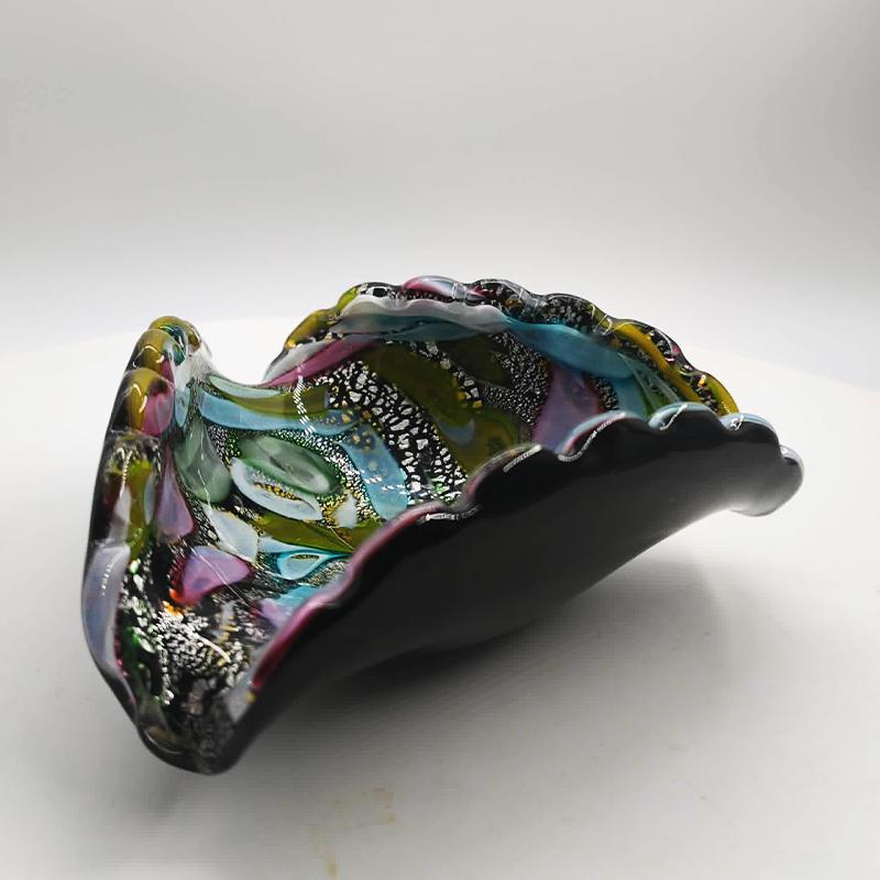 1950s Stunning Ashtray in Murano glass by Dino Martens - Tutti Frutti. Made in Italy. 15 cm. / 5.90 inches