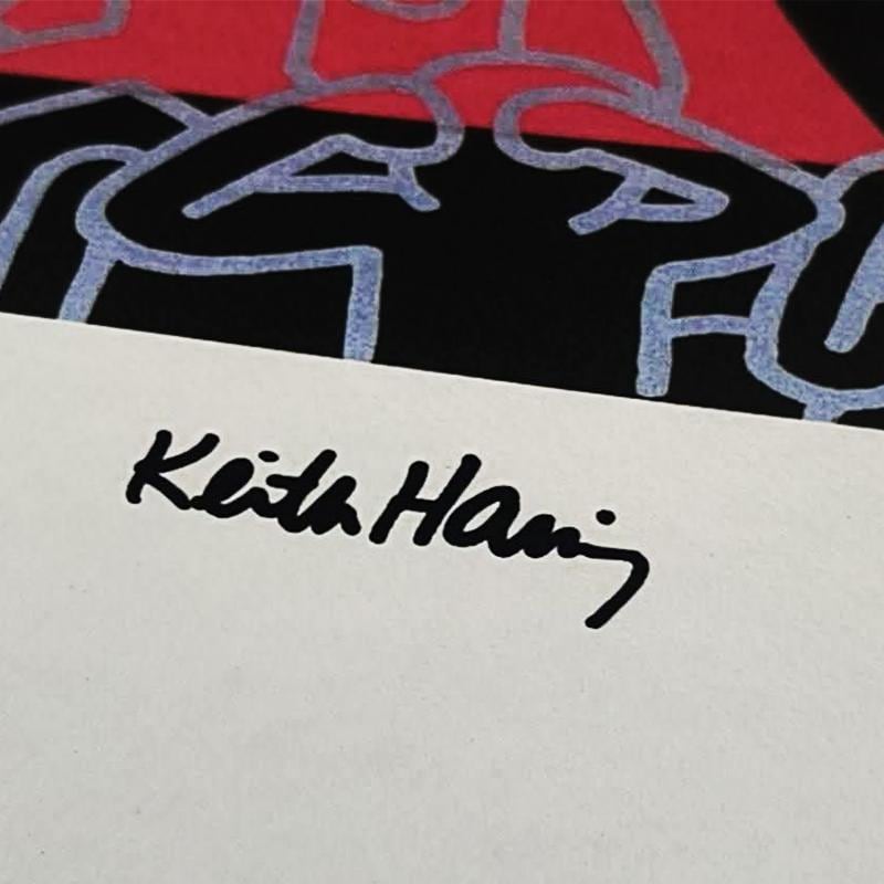 1990s Keith Haring Limited Edition Lithograph - Numbered in Pencil.
