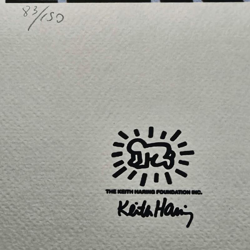 1990s Keith Haring Limited Edition Lithograph - Numbered in Pencil.