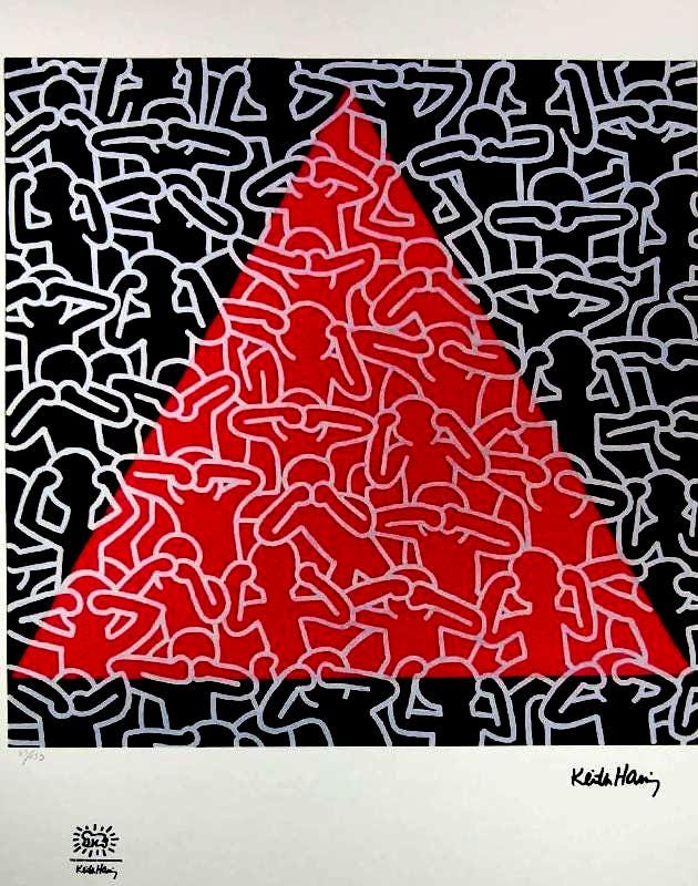 1990s Keith Haring Limited Edition Lithograph - Numbered in Pencil.