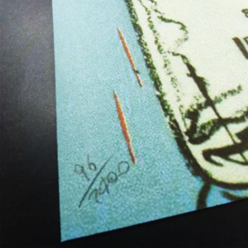 1980s Big Andy Warhol "Absolut Wodka" Limited Edition Lithograph Numbered in Pencil by CMOA. 60 cm / 23.62 inches