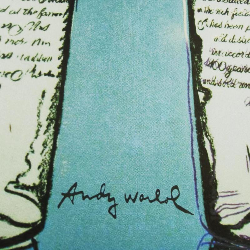 1980s Big Andy Warhol "Absolut Wodka" Limited Edition Lithograph Numbered in Pencil by CMOA. 60 cm / 23.62 inches