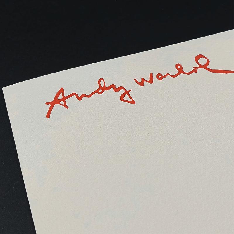 1980s Big Andy Warhol "Muratti Ambassador" Limited Edition Lithograph Numbered in Pencil by CMOA. 60 cm / 23.62 inches
