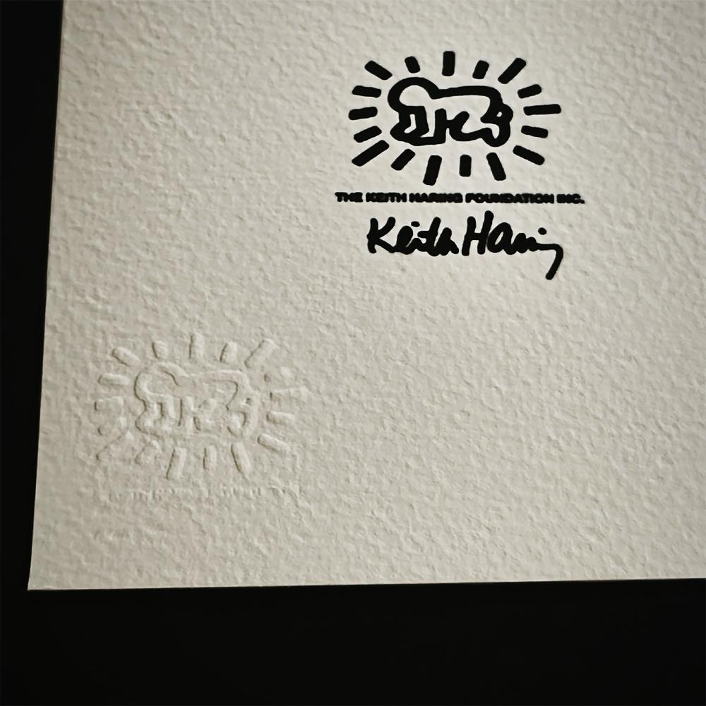 1990s Keith Haring Limited Edition Lithograph Numbered in Pencil.