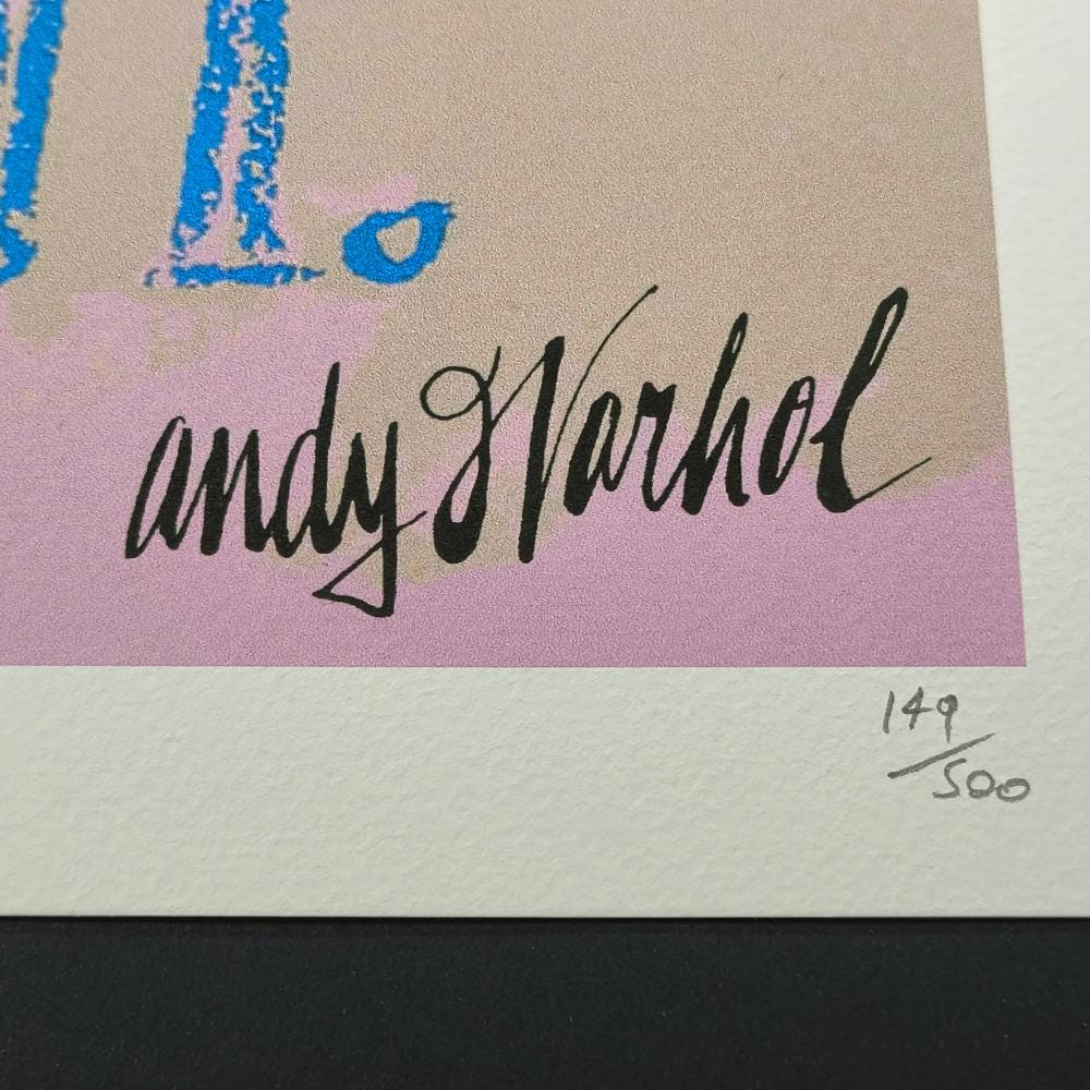 1980S Andy Warhol "Apple - Macintosh" Classic Limited Edition Lithograph by CMOA. Numbered in Pencil.