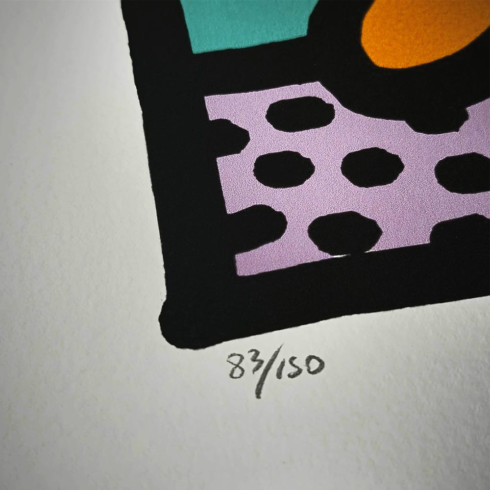 1990s Keith Haring Limited Edition Lithograph Numbered in Pencil.