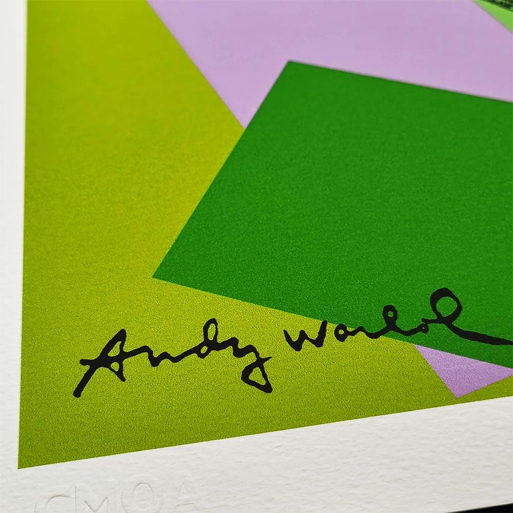 1980s Andy Warhol "Mickey Mouse" Green Limited Edition Lithograph by CMOA - 50 x 50 cm