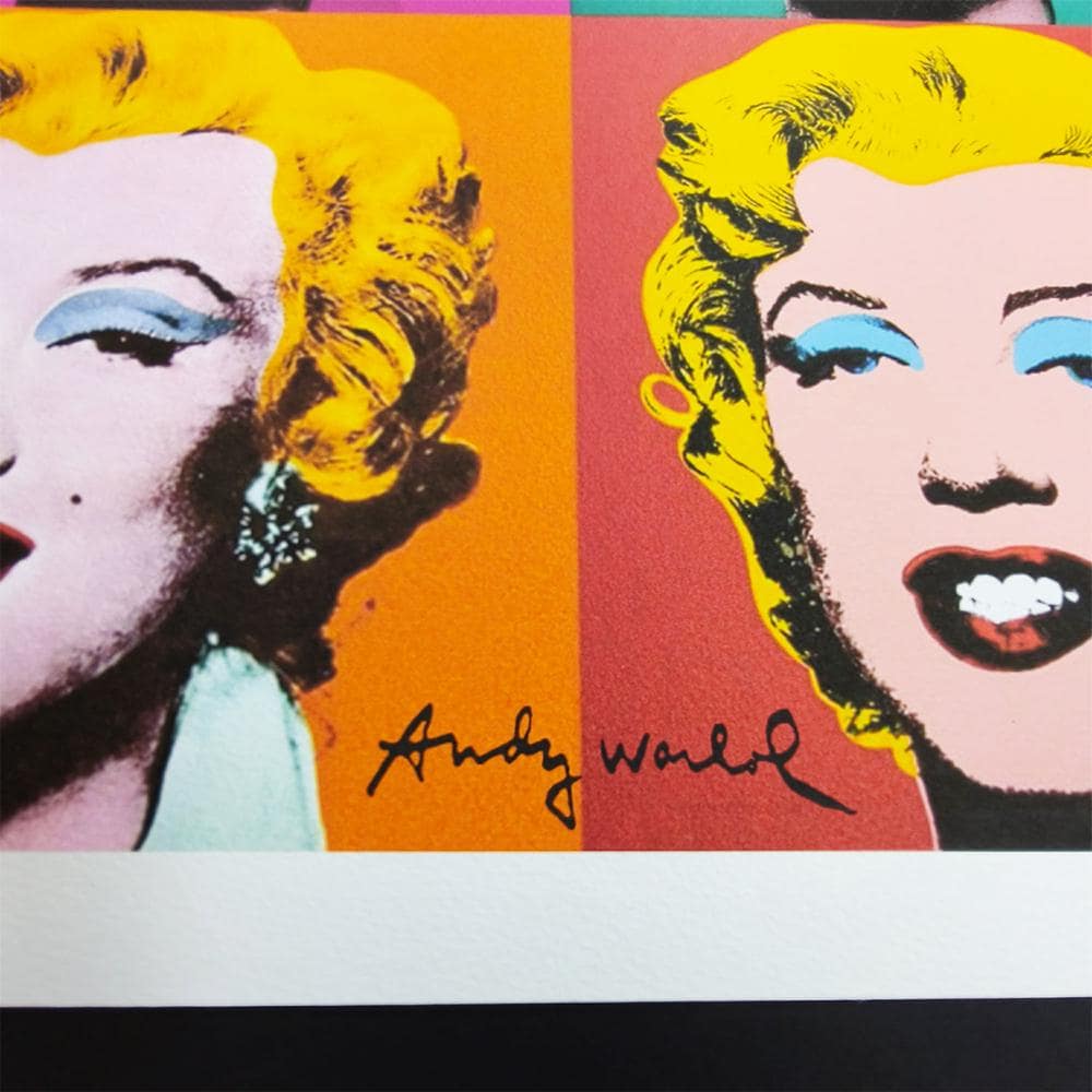 1980s Andy Warhol "Marilyn" Limited Edition Lithograph by CMOA - 50 x 50 cm