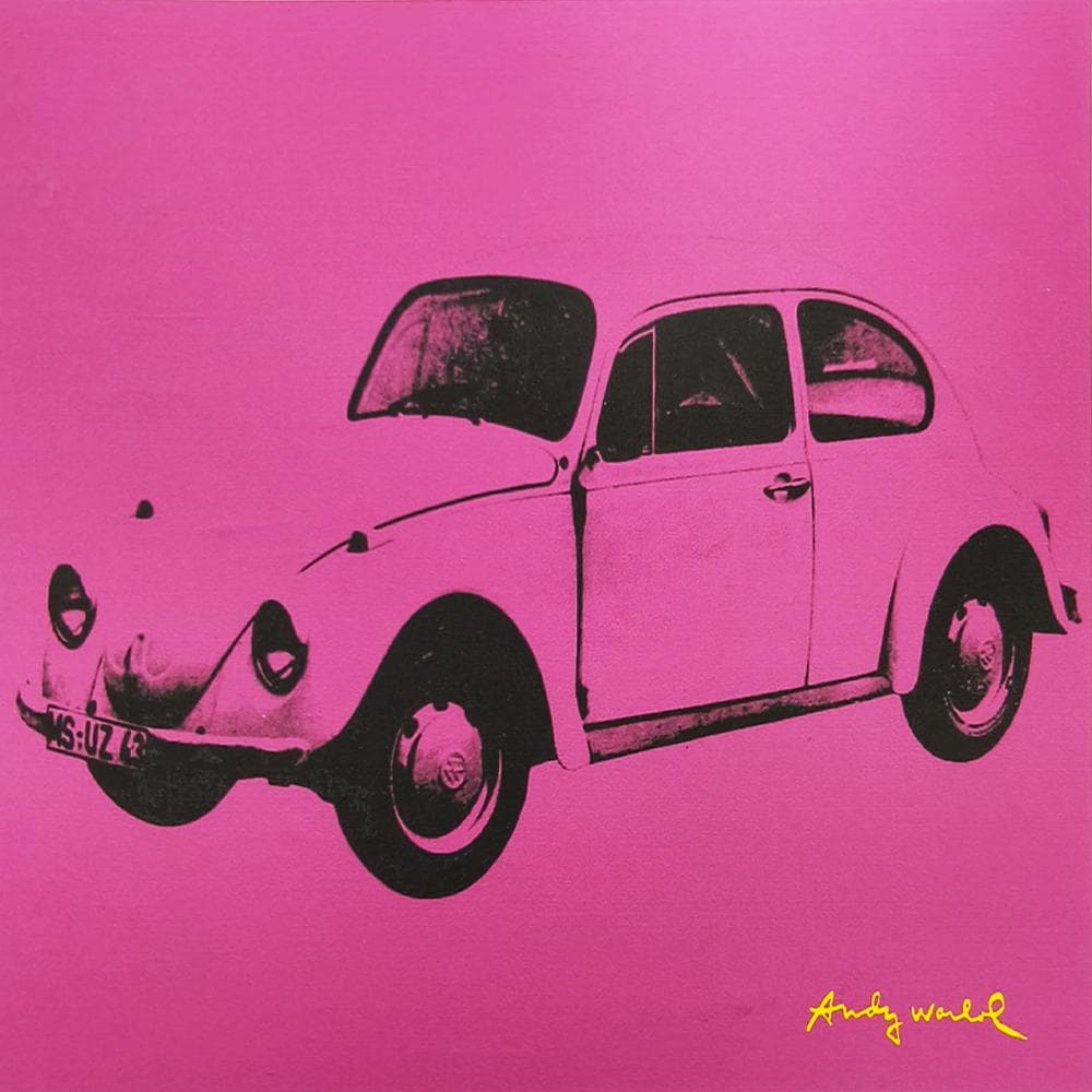 1980s Andy Warhol "Beetle" Limited Edition Lithograph by CMOA Numbered in Pencil.