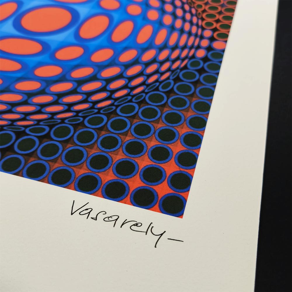1970s Victor Vasarely Limited numbered Edition Lithograph.