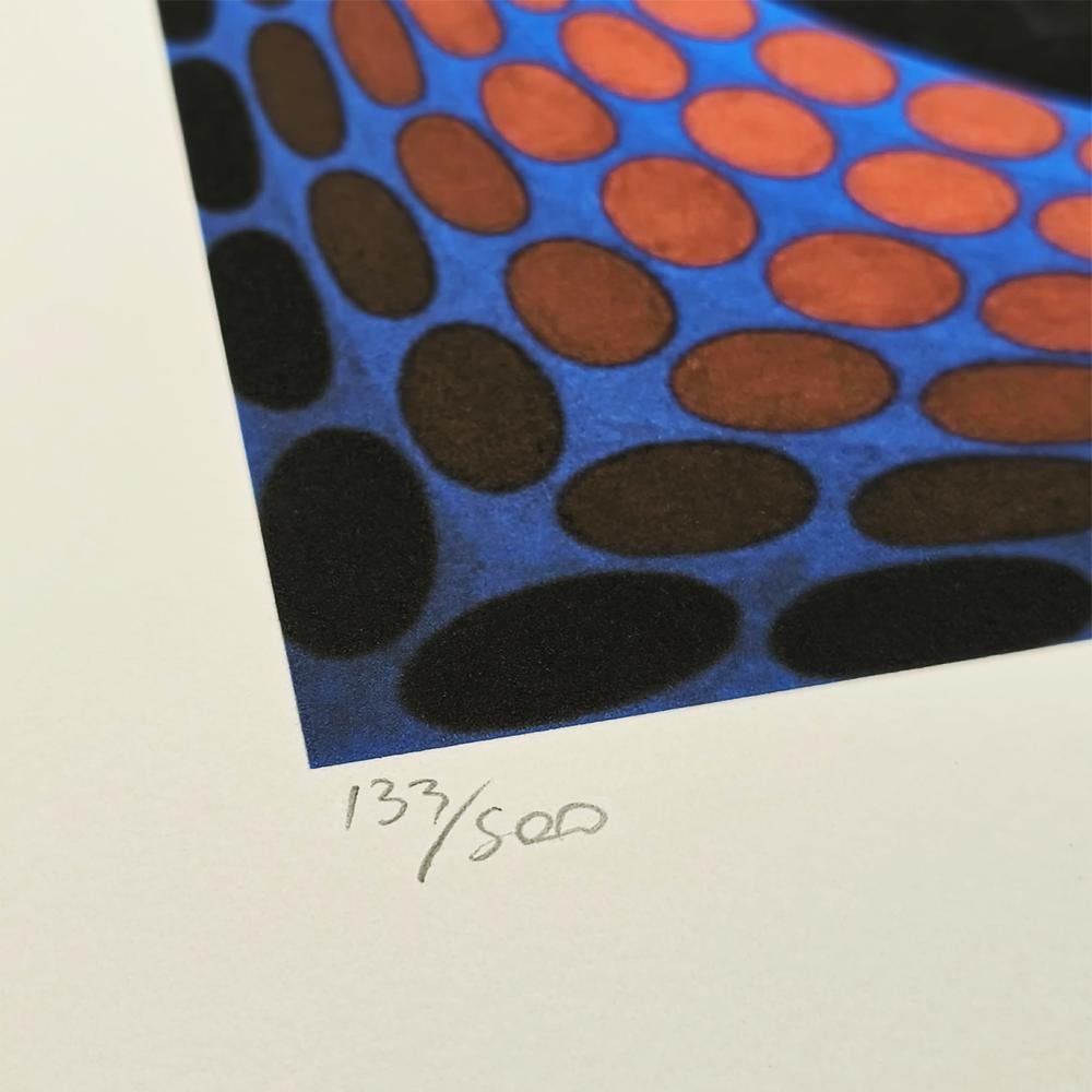 1970s Victor Vasarely Limited numbered Edition Lithograph.