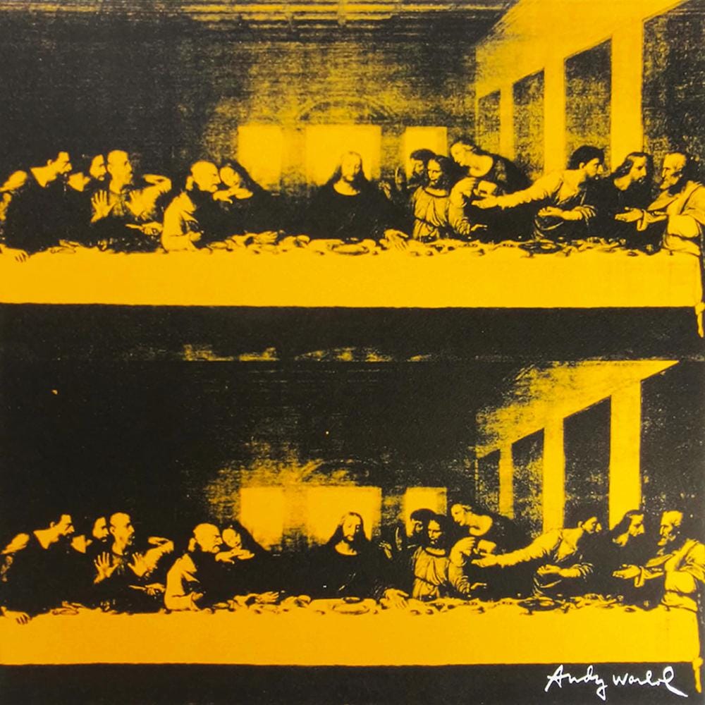 1980s Andy Warhol "The Last Supper" - Ultima Cena Limited Edition Lithograph.