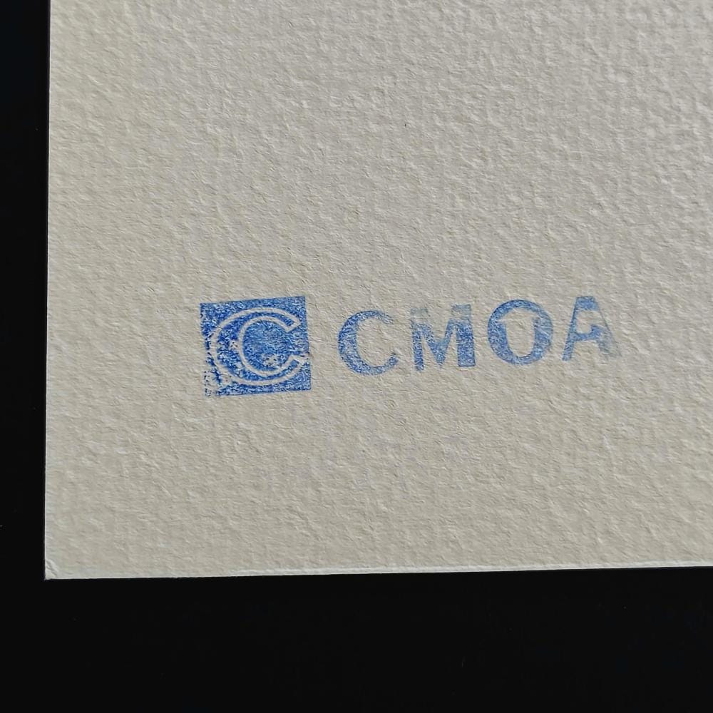 1980s Andy Warhol "The Moon" Limited Edition Lithograph by CMOA