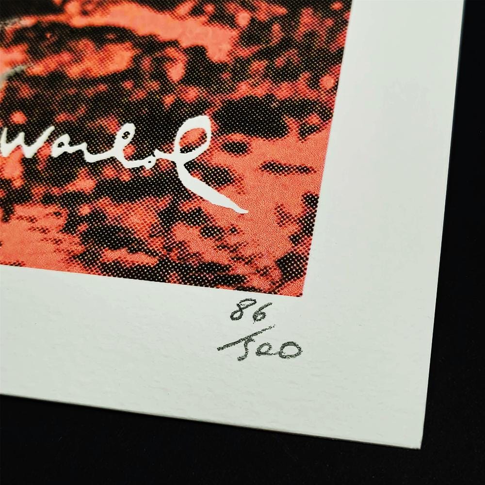 1980s Andy Warhol "The Moon" Limited Edition Lithograph by CMOA