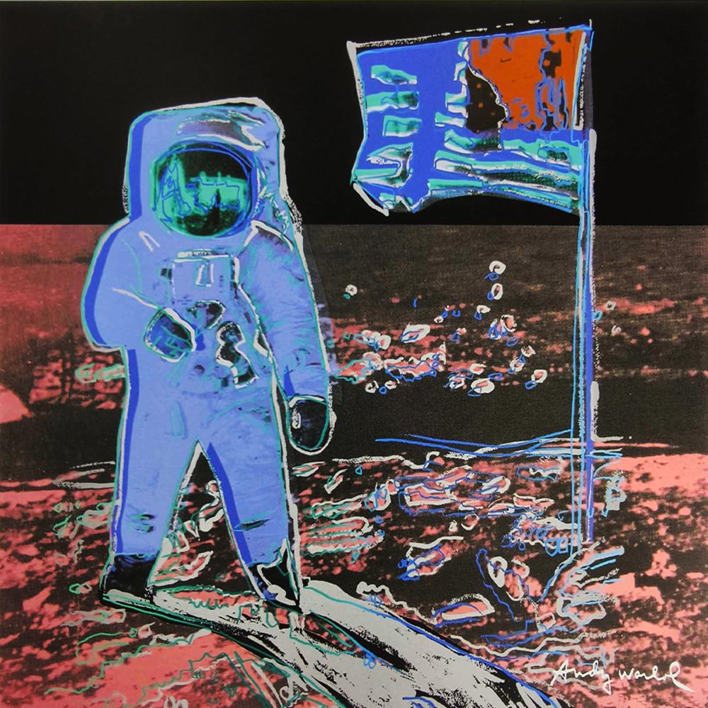 1980s Andy Warhol "The Moon" Limited Edition Lithograph by CMOA