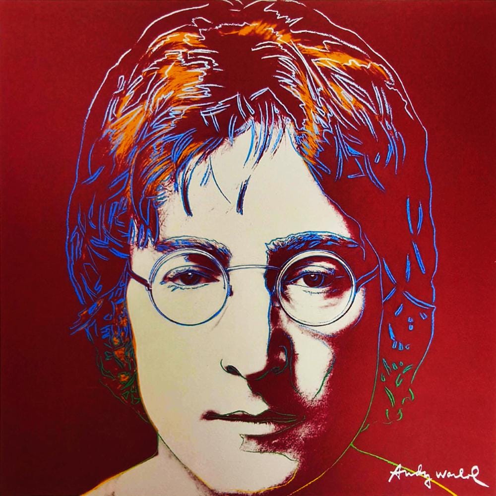 1980s Andy Warhol "John Lennon" Limited Edition Lithograph by CMOA