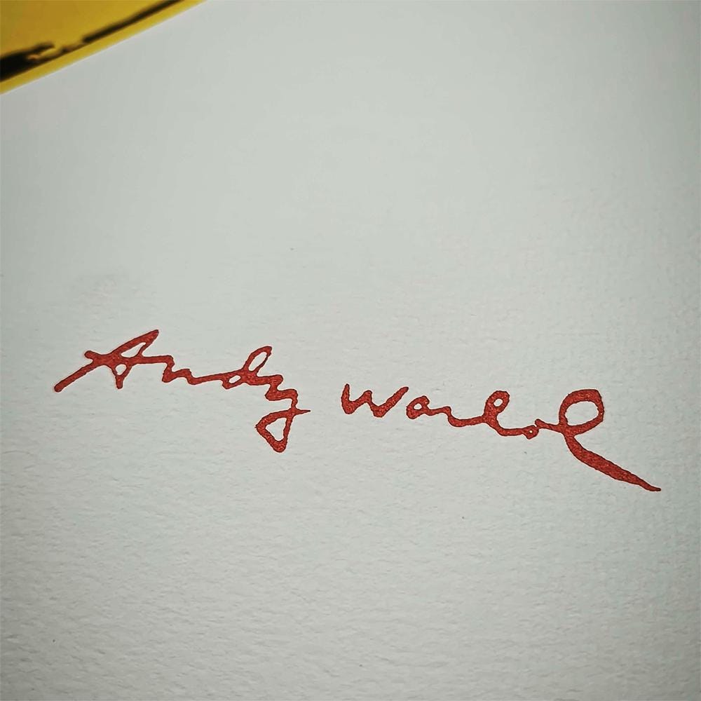 1980S Andy Warhol Limited Edition Lithograph by CMOA.