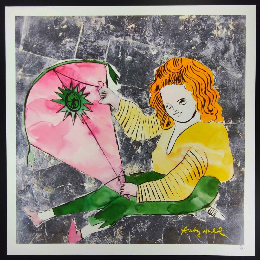 1980s Andy Warhol "Blonde Girl" Limited Edition Lithograph.