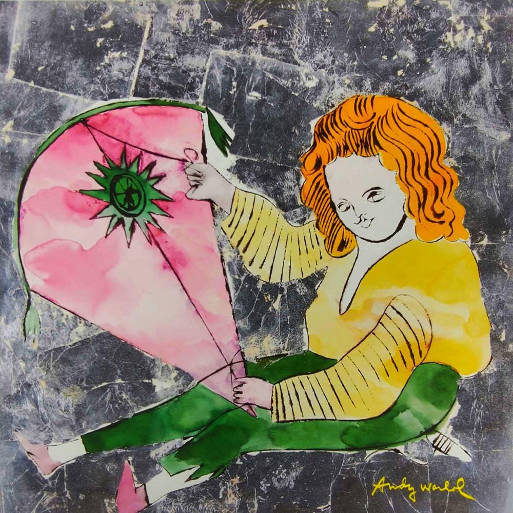 1980s Andy Warhol "Blonde Girl" Limited Edition Lithograph.