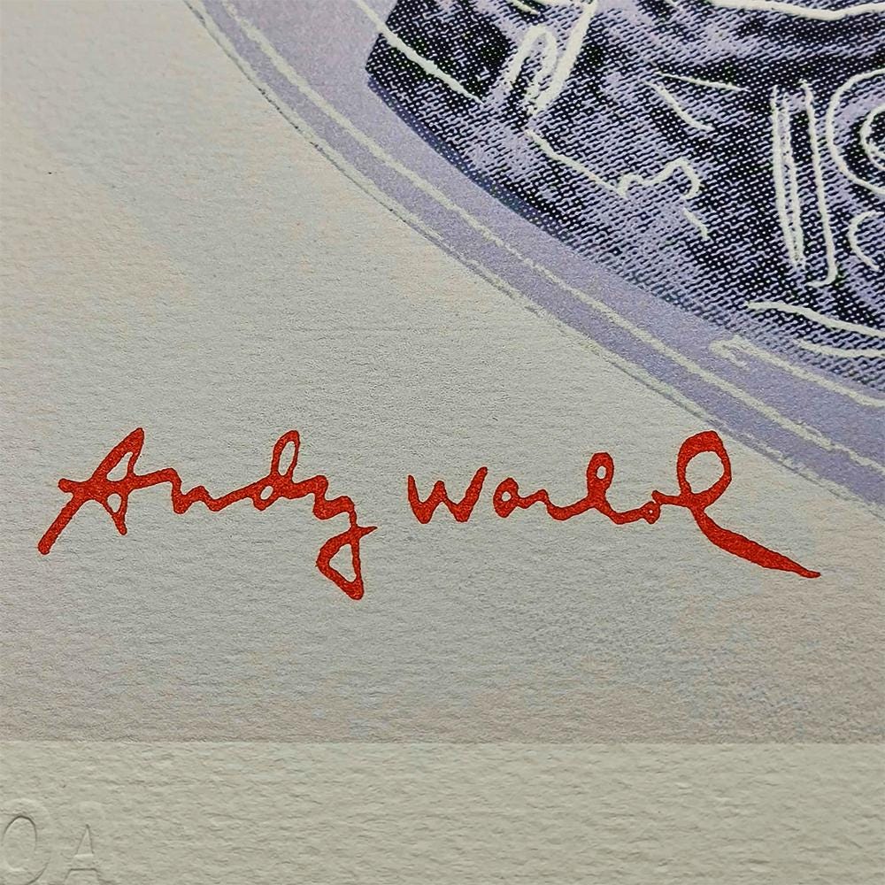 1980s Andy Warhol "Indian Head Nickel" Limited Edition Lithograph.