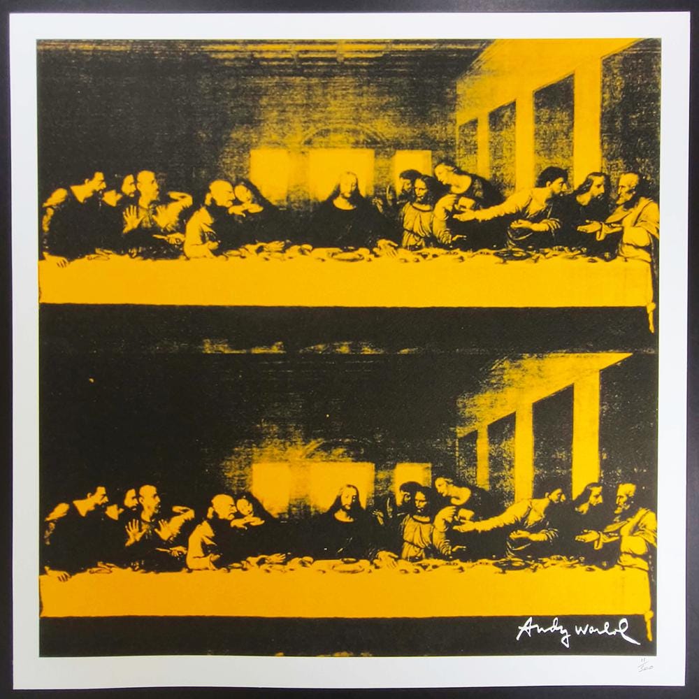 1980s Andy Warhol "The Last Supper" - Ultima Cena Limited Edition Lithograph.