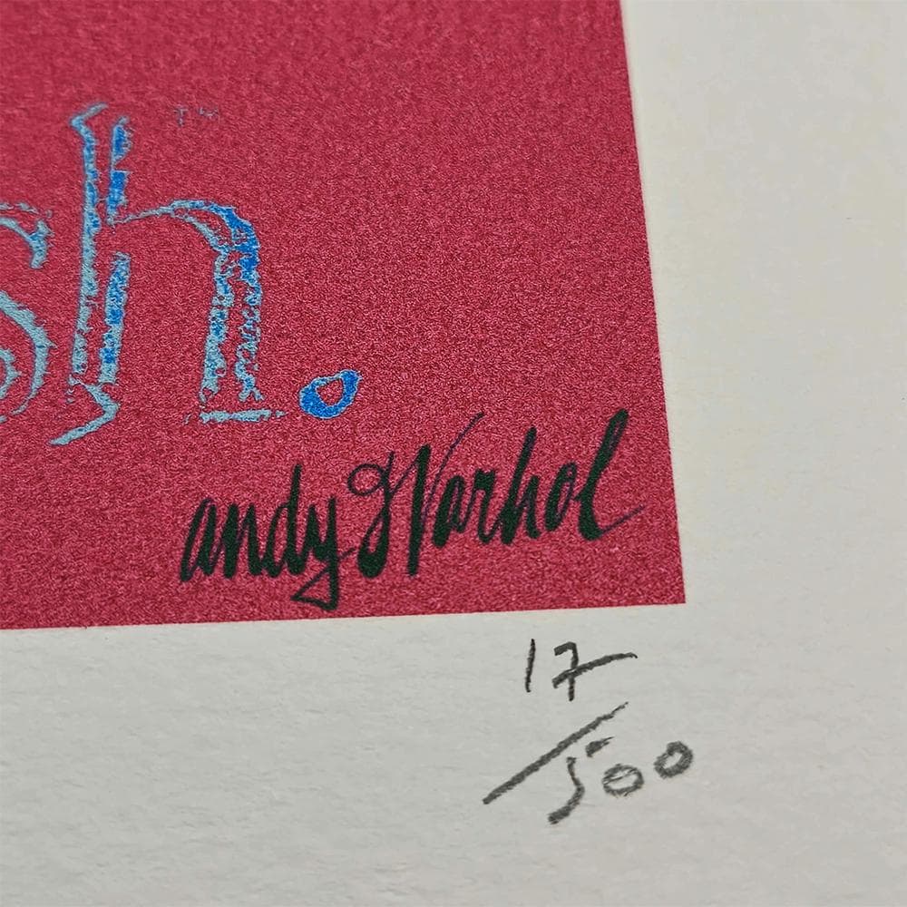 1980S Andy Warhol "Apple - Macintosh" Limited Edition Lithograph by CMOA.
