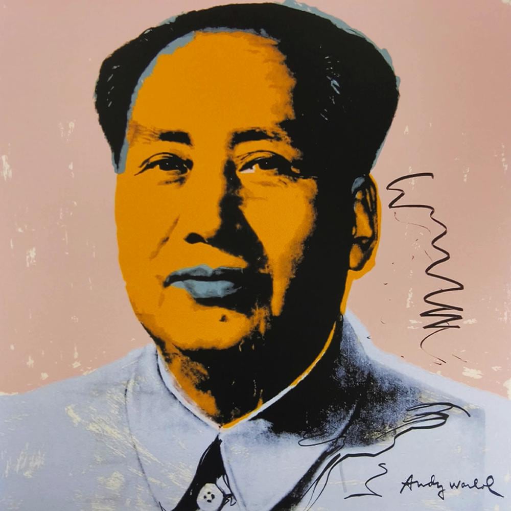 1980S Andy Warhol "Mao Zedong" Limited Edition Lithograph by CMOA. Numbered in Pencil.