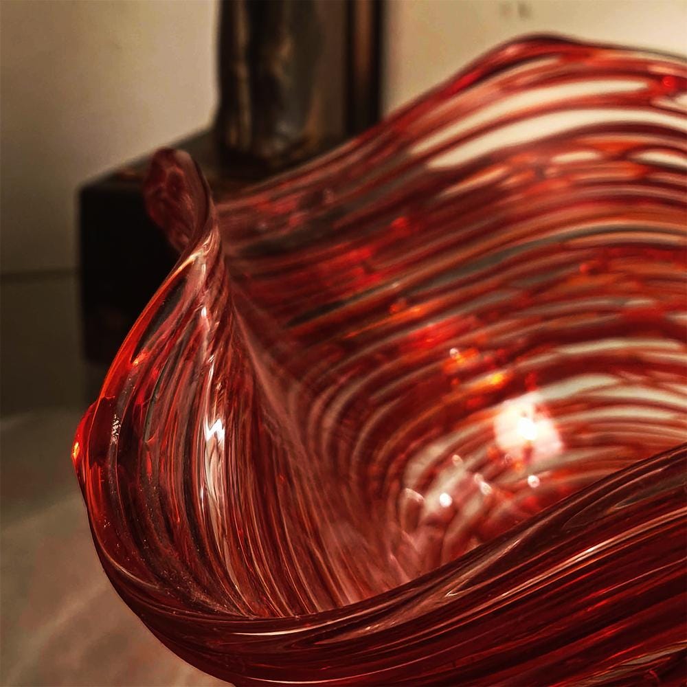 Mid-Century Large Stunning Centerpiece in Murano Glass by Sergio Costantini.