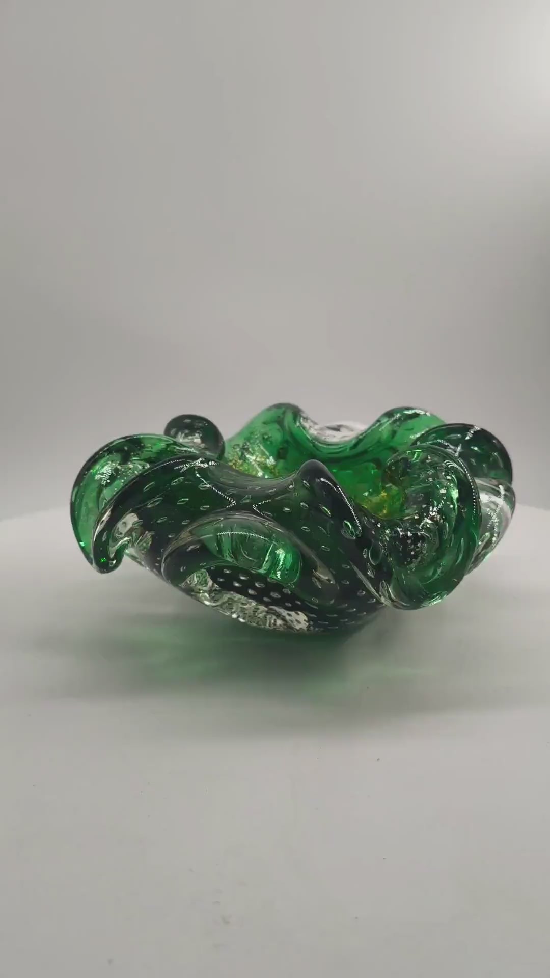 1960s Ashtray or Catch-all in Murano Glass. Made in Italy.