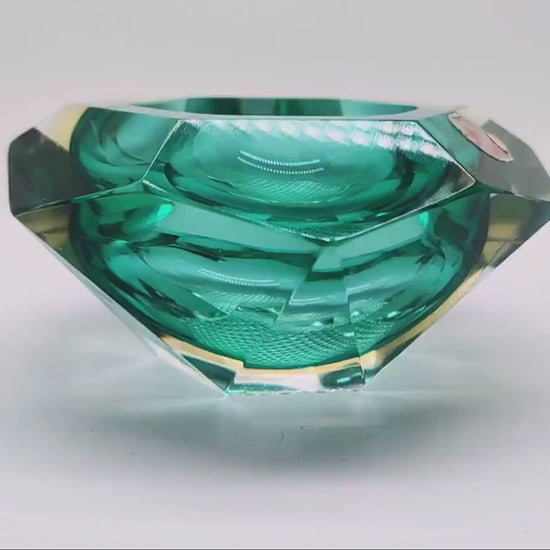 1960s Ashtray or Catch-all in Murano Glass by Flavio Poli for Seguso. Made in Italy.