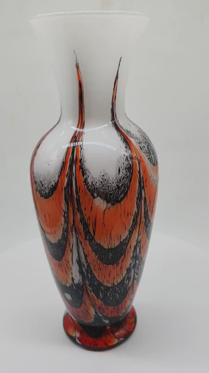 Vintage Vase in Murano Glass by Carlo Moretti -1970s